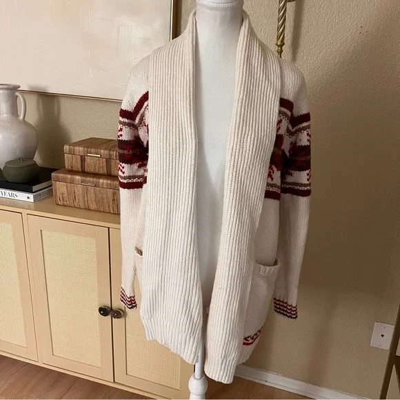 MARINE LAYER Brooklyn Printed Shawl Collar Cardigan Size XS - Picture 2 of 8